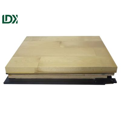 Easy to Install Detachable Hardwood Indoor Use High-end School Wooden Sport Basketball Volleyball Court Wood Flooring