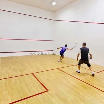 China Supplier Assembled Wooden Basketball Court Portable Solid Basketball Badminton Indoor Full System Sports Wood Floor