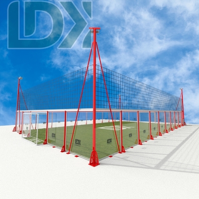 LDK Premium Glasswall Football Cage Innovative Design Customized Glass Soccer Cage