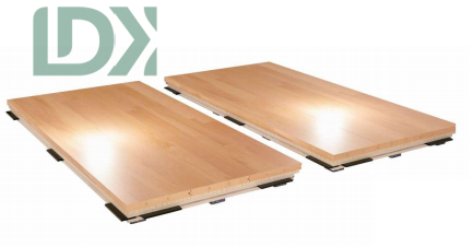 LDK Qualité Supérieure Revêtement De Sol En Bois Pour Court Basketball