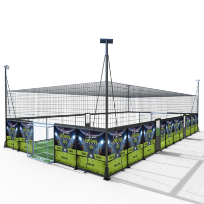 LED Cage Football Field System with 50,000hrs Lifespan, IP65 Waterproof for 5-a-Side Soccer Training