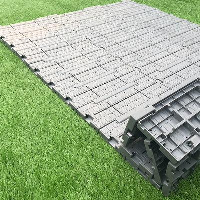 Outdoor Interlocking Turf Protection Covering Grass Mat Portable  Flooring