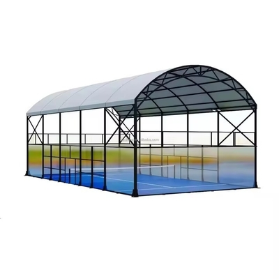 CE Certified LDK Sports Equipment Training Sports Center OEM Custom Roof Outdoor Padel Court