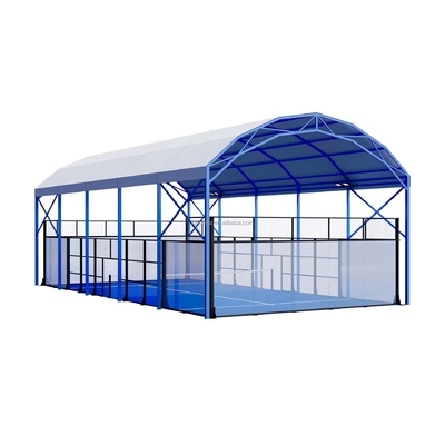 Outdoor Waterproof Padel Tennis Court Canopy Sport Padel Court Roof Cover Padel Tennis Court