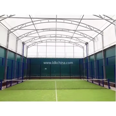 LDK Hot Sale Multifunctional Padel Tennis Court Padel Court With Electric Removable Roof Super Panoramic Padel Court